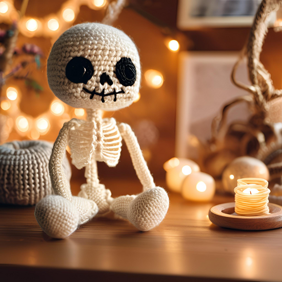 Skelly - Super-Customizable Unique skeleton Amigurumi pattern