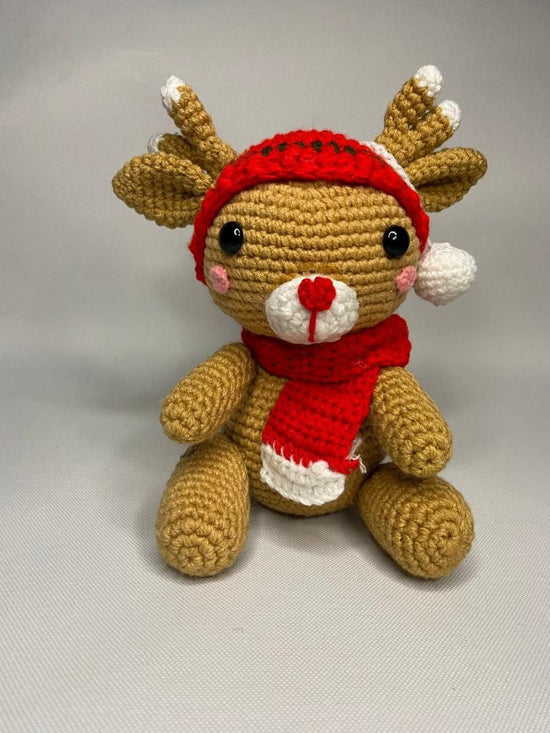 Reindeer Crochet Plushie Pattern